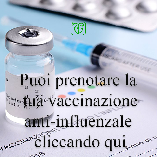 Prenotazione on-line Vaccino anti-influenzale